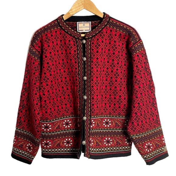 Dale of Norway Sweaters - Dale of Norway wool cardigan sweater - size L